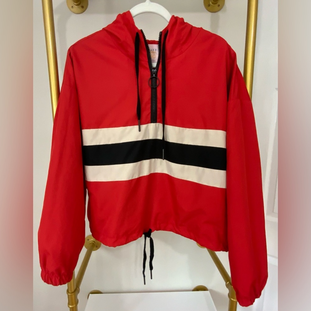 Cali 1850 Quarter zip Wind Breaker Hoodie Size XL